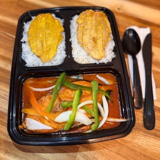 Caribbean Creole King Fish Steak